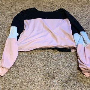 Long sleeve cropped shirt